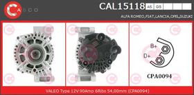 Генератор Casco CAL15118GS