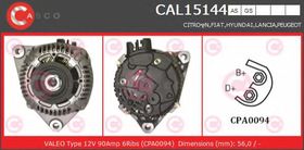 Генератор Casco CAL15144AS