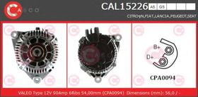 Генератор Casco CAL15226AS
