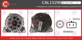 Генератор Casco CAL15290AS