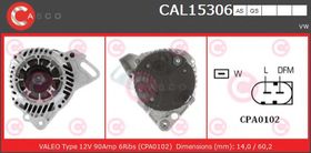 Генератор Casco CAL15306AS