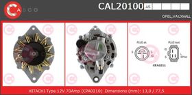 Генератор Casco CAL20100AS