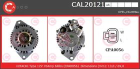 Генератор Casco CAL20121AS