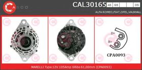 Генератор Casco CAL30165AS