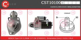 Стартер Casco CST10100AS