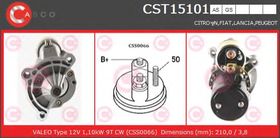 Стартер Casco CST15101AS
