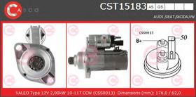 Стартер Casco CST15183GS