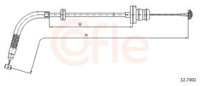 Тросик газа Cofle 92127302