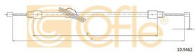 Трос ручного тормоза Cofle 10.9462