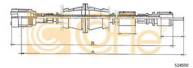 Тросик спидометра Cofle S24050