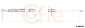 Трос ручного гальма Cofle 921vk002
