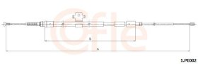 Трос ручного тормоза Cofle 921pe002
