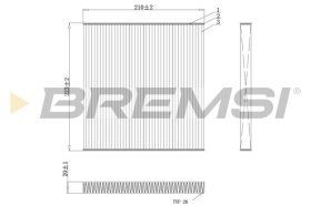 Фільтр салону Bremsi fc0445c