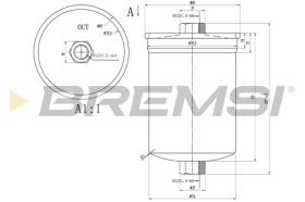 Топливный фильтр Bremsi fe1519