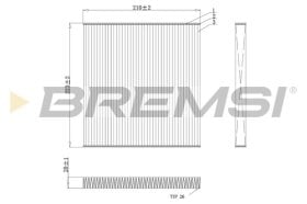 Фільтр салону Bremsi fc0445a