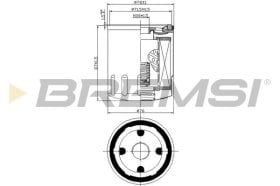 Масляный фильтр Bremsi fl0030