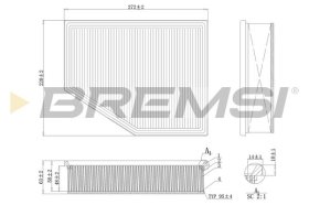 Воздушный фильтр Bremsi fa1098