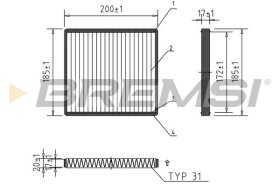 Фільтр салону Bremsi fc0894
