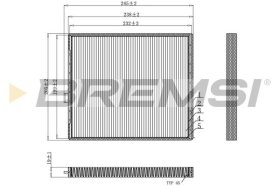 Фільтр салону Bremsi fc0916