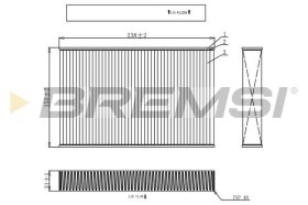 Фильтр салона Bremsi fc0885