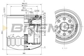 Масляный фильтр Bremsi fl1818