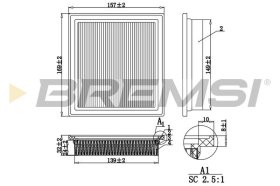 Воздушный фильтр Bremsi fa1247