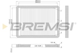 Фільтр салону Bremsi fc1547