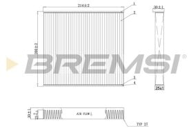 Фільтр салону Bremsi fc0905c
