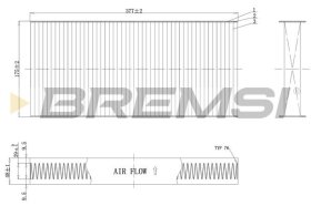 Фильтр салона Bremsi fc0403