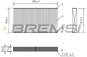Фільтр салону Bremsi fc0488