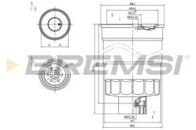 Топливный фильтр Bremsi fe0789