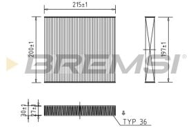 Фільтр салону Bremsi fc0431