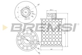 Топливный фильтр Bremsi fe0150