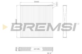 Фільтр салону Bremsi fc0439c