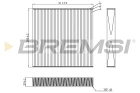 Фільтр салону Bremsi fc0899