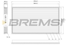 Фильтр салона Bremsi fc1338