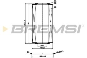 Оливний фільтр Bremsi fl2893