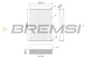 Фильтр салона Bremsi fc0435
