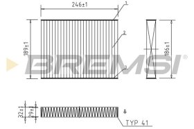 Фільтр салону Bremsi fc0923