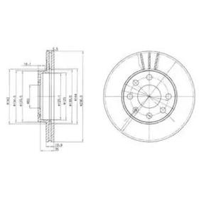 Тормозной диск Dr!ve+ dp1010110350