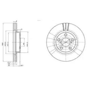 Тормозной диск Dr!ve+ dp1010110744