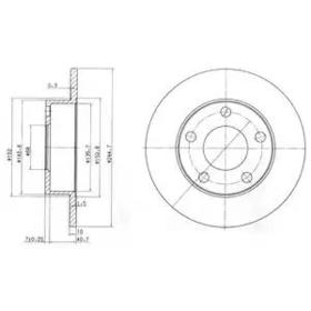 Тормозной диск Dr!ve+ dp1010110154