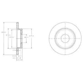 Тормозной диск Dr!ve+ dp1010110215