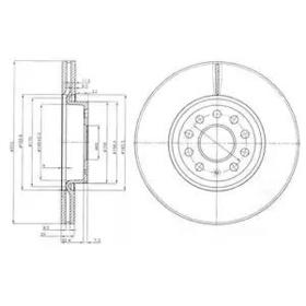 Тормозной диск Dr!ve+ dp1010110433