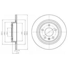 Тормозной диск Dr!ve+ dp1010110314