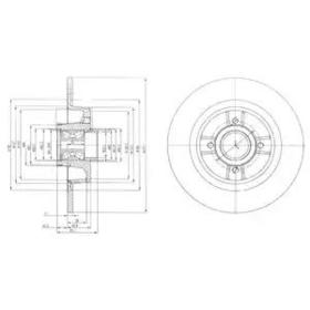 Тормозной диск Dr!ve+ dp1010110872
