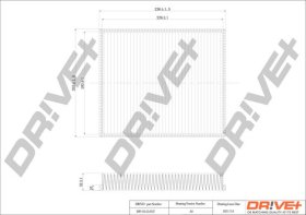 Фільтр салону Dr!ve+ dp1110120327