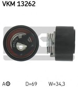 Натяжний ролик ременя ГРМ SKF VKM 13262