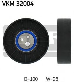 Обводной ролик поликлинового ремня SKF VKM 32004
