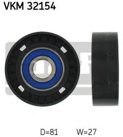 Обводной ролик поликлинового ремня SKF VKM 32154